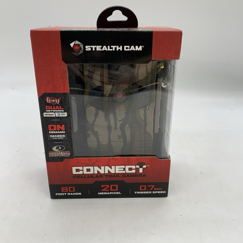StealthCam Connect Cellular Trail Camera Combo 20 MP Open Box Unused